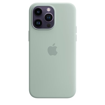 Чохол Apple Silicone Case with MagSafe for iPhone 14 Pro Max - Succulent 1068 фото