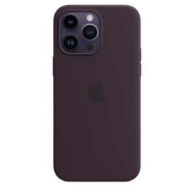 Чохол Apple Silicone Case with MagSafe for iPhone 14 Plus - Elderberry 1128 фото