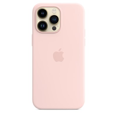 Чохол Apple Silicone Case with MagSafe for iPhone 14 Plus - Chalk Pink 1129 фото