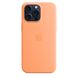 Чохол iPhone 15 Pro Max Silicone Case with MagSafe - Orange Sorbet 1051 фото 3