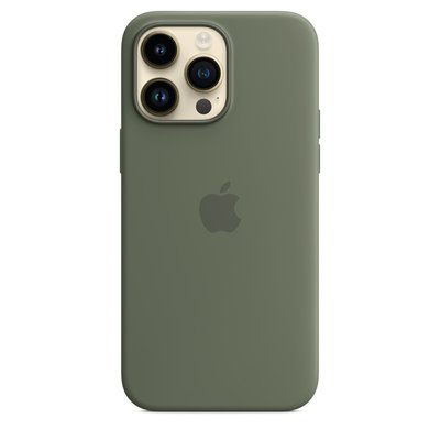 Чохол Apple Silicone Case with MagSafe for iPhone 14 Plus - Olive 1132 фото