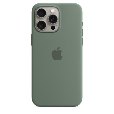 Чохол iPhone 15 Pro Silicone Case with MagSafe - Cypress 1089 фото