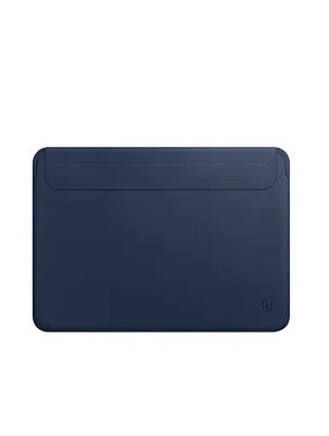 Чехол WIWU Skin Pro 2 Leather Sleeve for MacBook Air/Pro с диагональю 13.3''/14'' Navy Blue 1229 фото