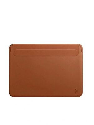 Чехол WIWU Skin Pro 2 Leather Sleeve for MacBook Air/Pro с диагональю 13.3''/14'' Brown 1234 фото