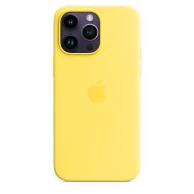 Чохол Apple Silicone Case with MagSafe for iPhone 14 Pro Max - Canary Yellow 1064 фото