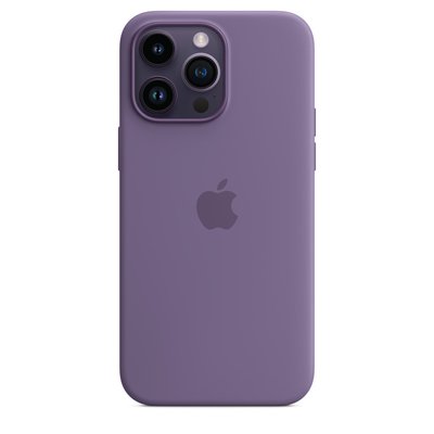 Чохол Apple Silicone Caseth MagSafe for iPhone 14 Plus - Iris 1124 фото