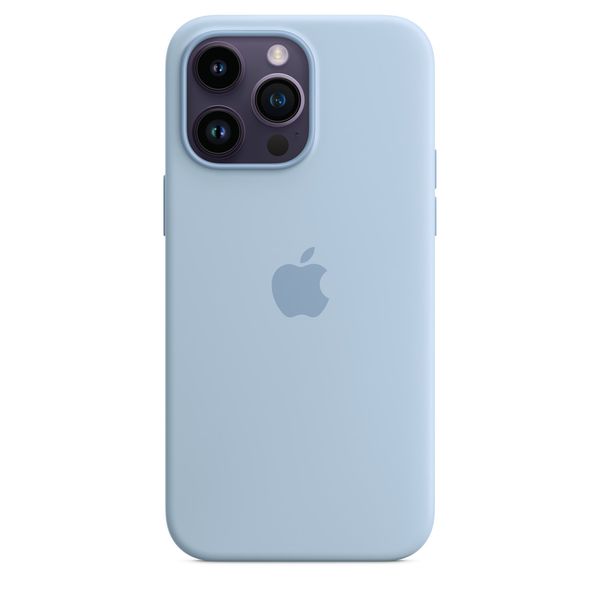 Чехол Apple Silicone Case with MagSafe for iPhone 14 Pro - Sky 1077 фото