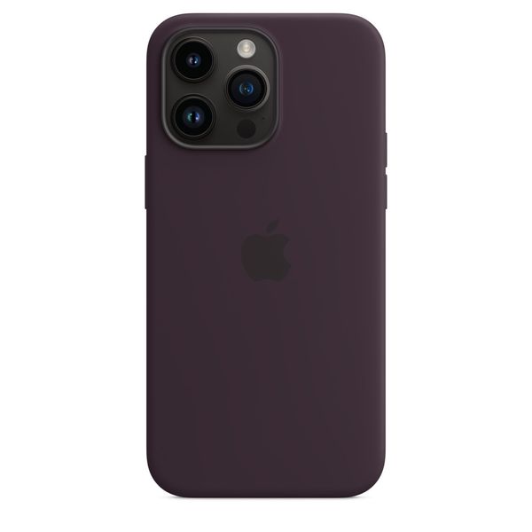 Чохол Apple Silicone Case with MagSafe for iPhone 14 Plus - Elderberry 1128 фото