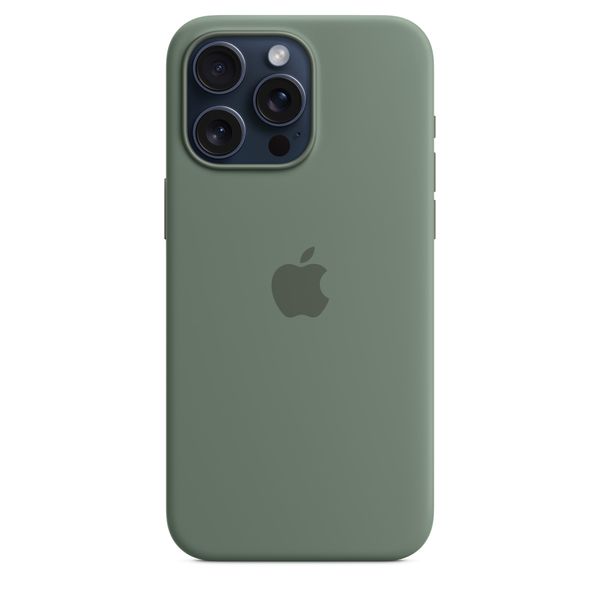 Чехол iPhone 15 Pro Max Silicone Case with MagSafe - Cypress 1052 фото