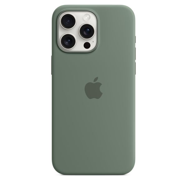 Чехол iPhone 15 Pro Max Silicone Case with MagSafe - Cypress 1052 фото