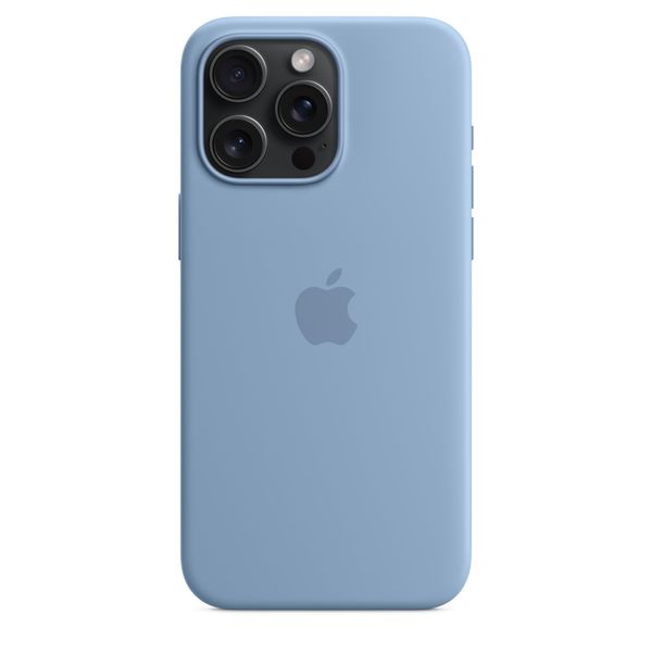 Чехол iPhone 15 Pro Max Silicone Case with MagSafe - Winter Blue 1053 фото