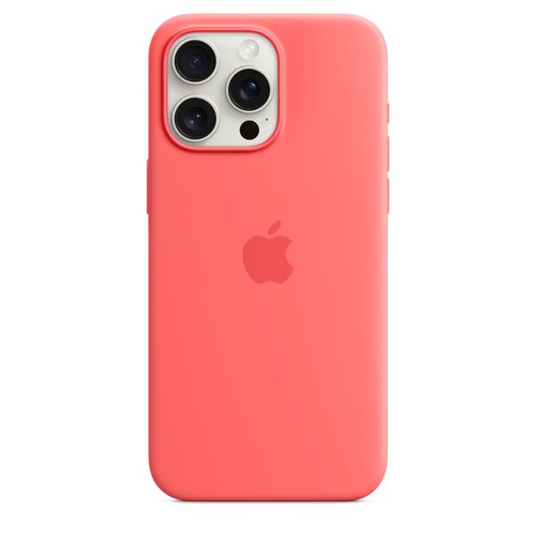 Чохол iPhone 15 Pro Max Silicone Case with MagSafe - Guava 1055 фото