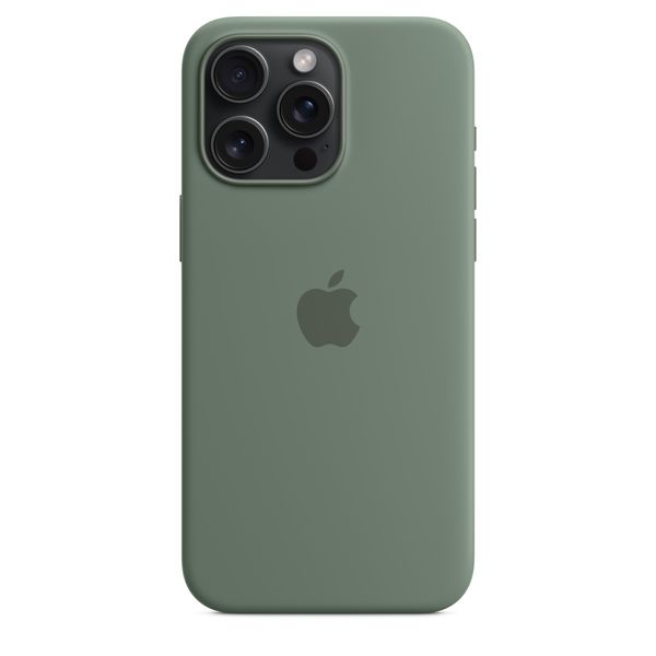 Чохол iPhone 15 Pro Silicone Case with MagSafe - Cypress 1089 фото