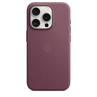 Чехол iPhone 15 Plus FineWoven Case with MagSafe - Mulberry 1096 фото