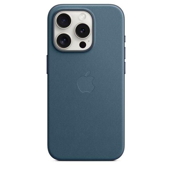 Чехол iPhone 15 Plus FineWoven Case with MagSafe - Pacific Blue 1099 фото