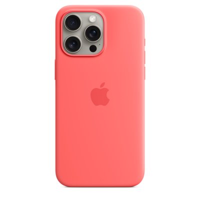 Чехол iPhone 15 Plus Silicone Case with MagSafe - Guava 1105 фото