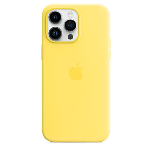 Чохол Apple Silicone Case with MagSafe for iPhone 14 Pro Max - Canary Yellow 1064 фото