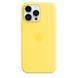 Чохол Apple Silicone Case with MagSafe for iPhone 14 Pro Max - Canary Yellow 1064 фото 3