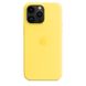 Чохол Apple Silicone Case with MagSafe for iPhone 14 Pro Max - Canary Yellow 1064 фото 4