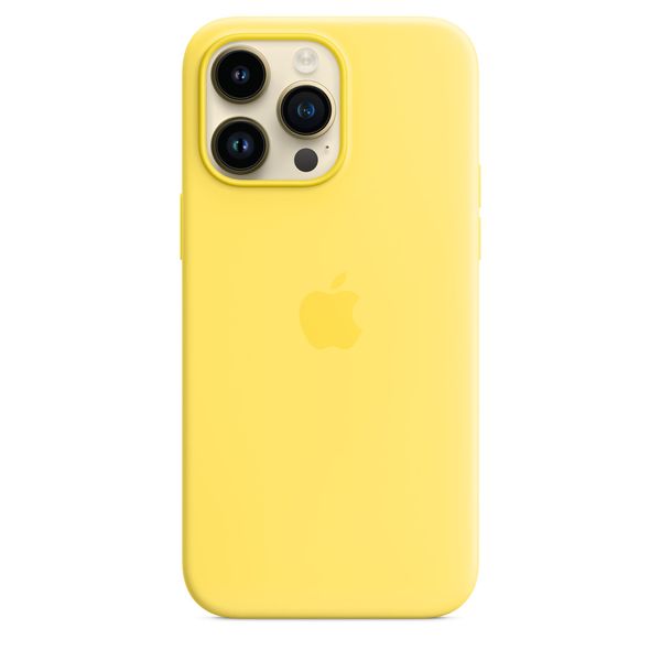 Чохол Apple Silicone Case with MagSafe for iPhone 14 Plus - Canary Yellow 1122 фото